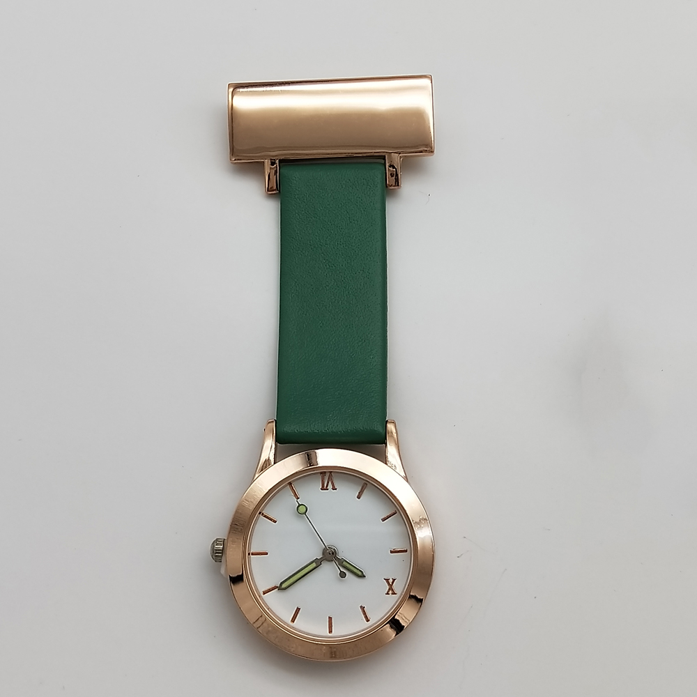 Leather Nurse Watch with