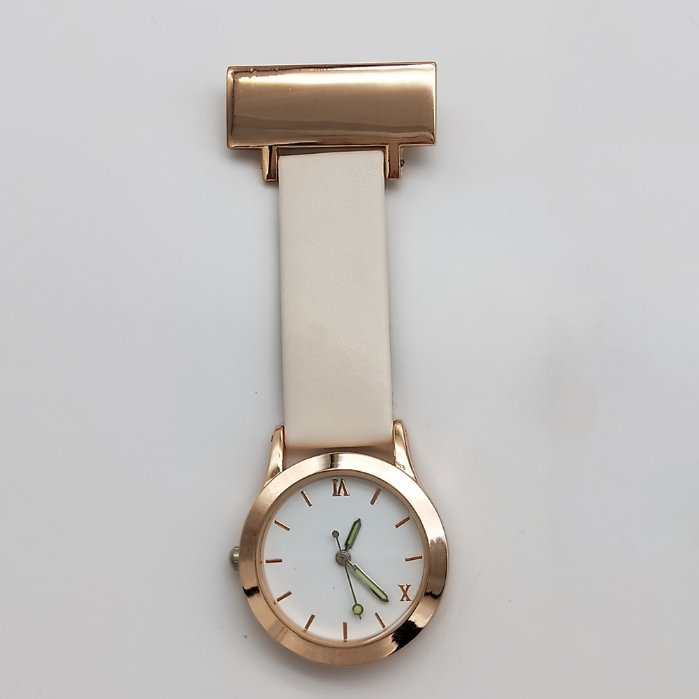 Leather Nurse Watch with