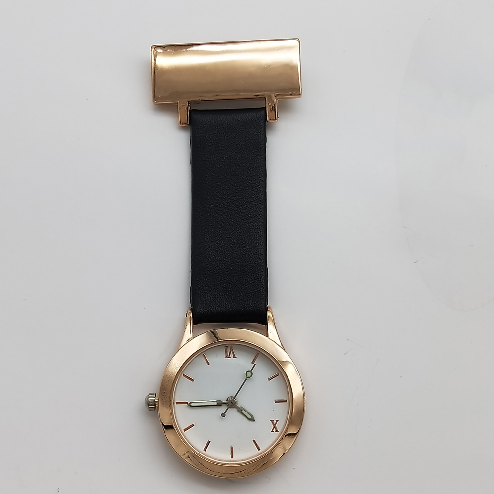 Leather Nurse Watch with