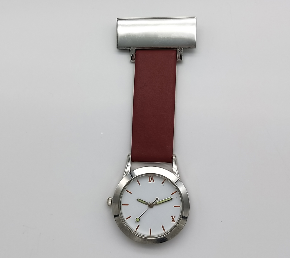 Leather Nurse Watch with